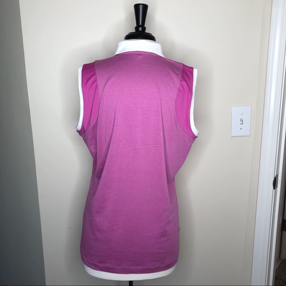Nike Golf Pink Athletic Tour Performance Tank XL - Picture 6 of 10
